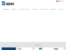 Tablet Screenshot of nefan.com